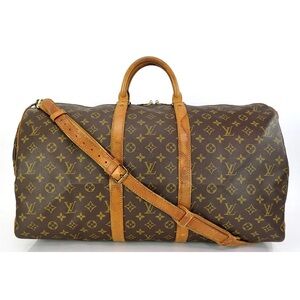 Louis Vuitton Brown Monogram Duffel Bag